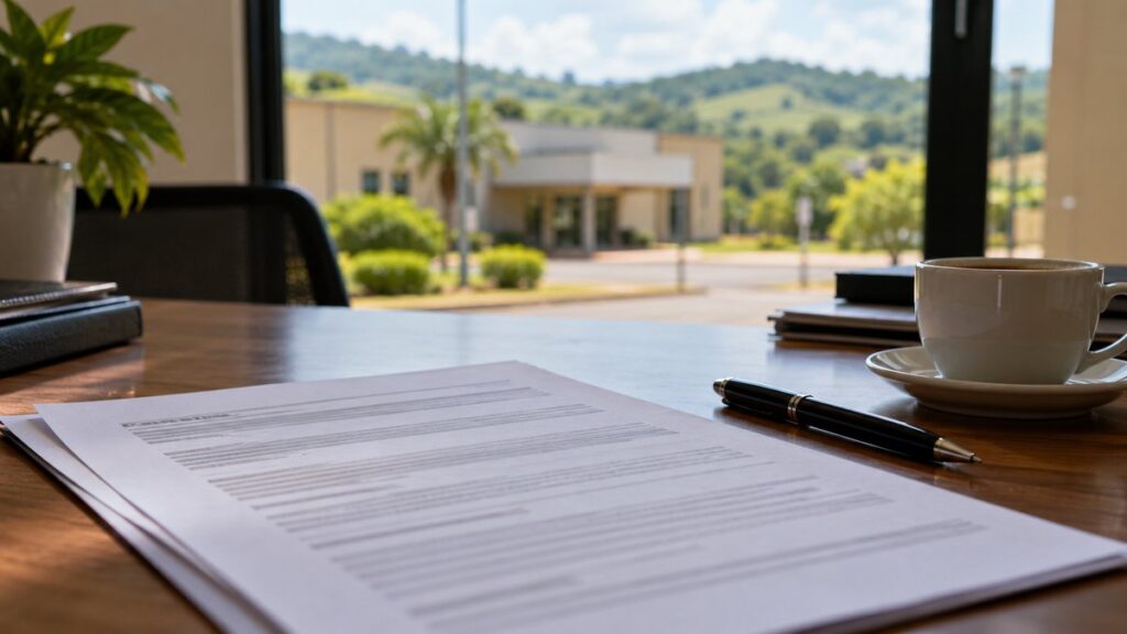 Sede da Câmara Municipal de Natércia, em Minas Gerais.
