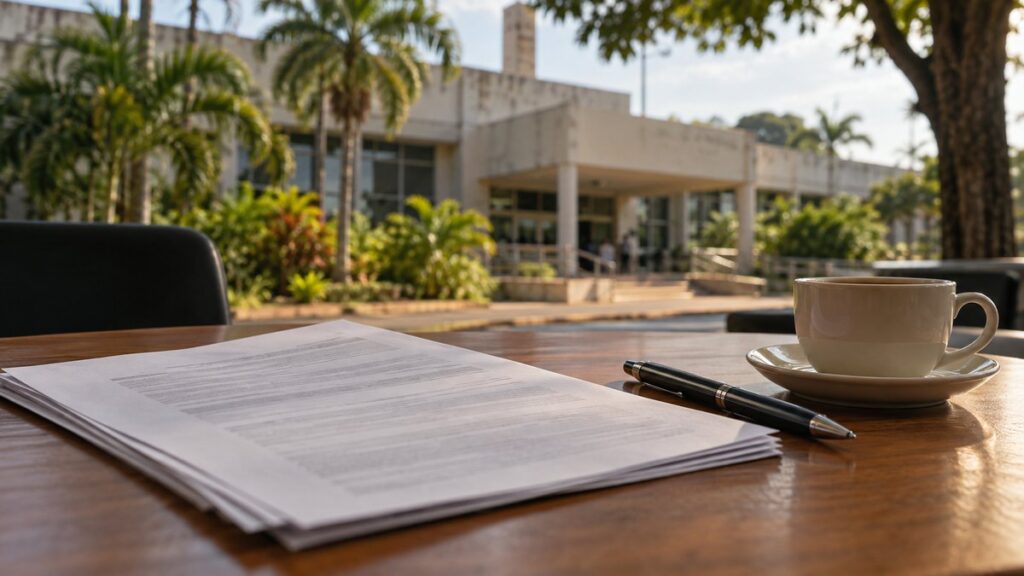 Sede da Secretaria Municipal de Saúde de Porto Velho, em Rondônia.