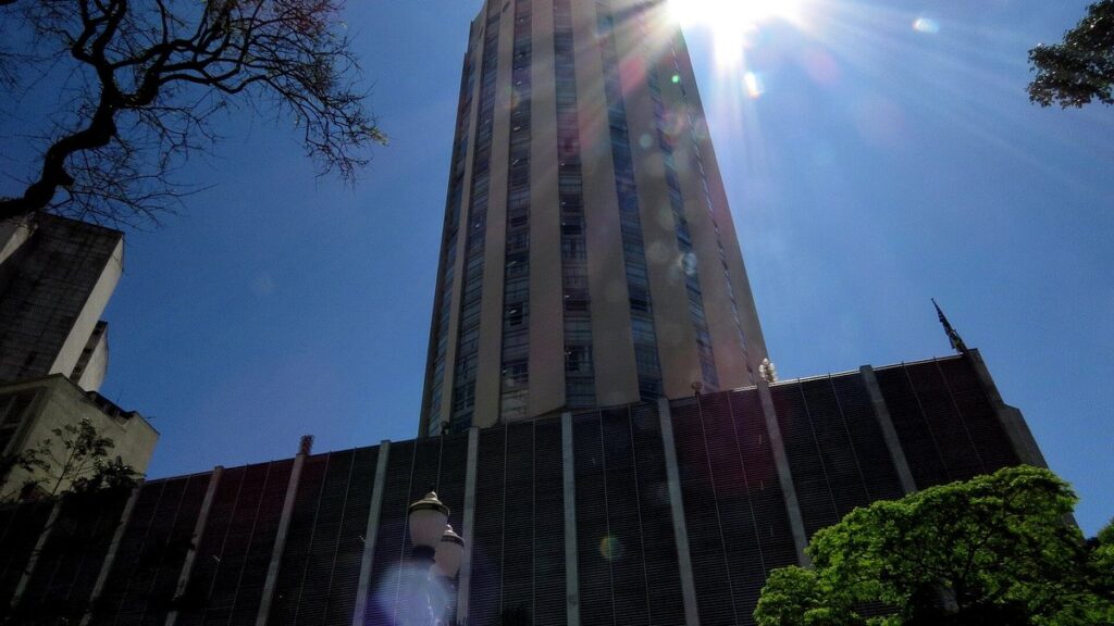 Fachada da sede do Tribunal de Justiça de São Paulo.