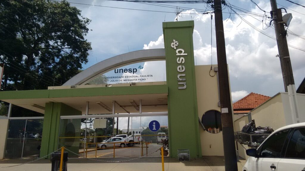 Vista do campus da UNESP em Marília, onde fica a Faculdade de Filosofia e Ciências.