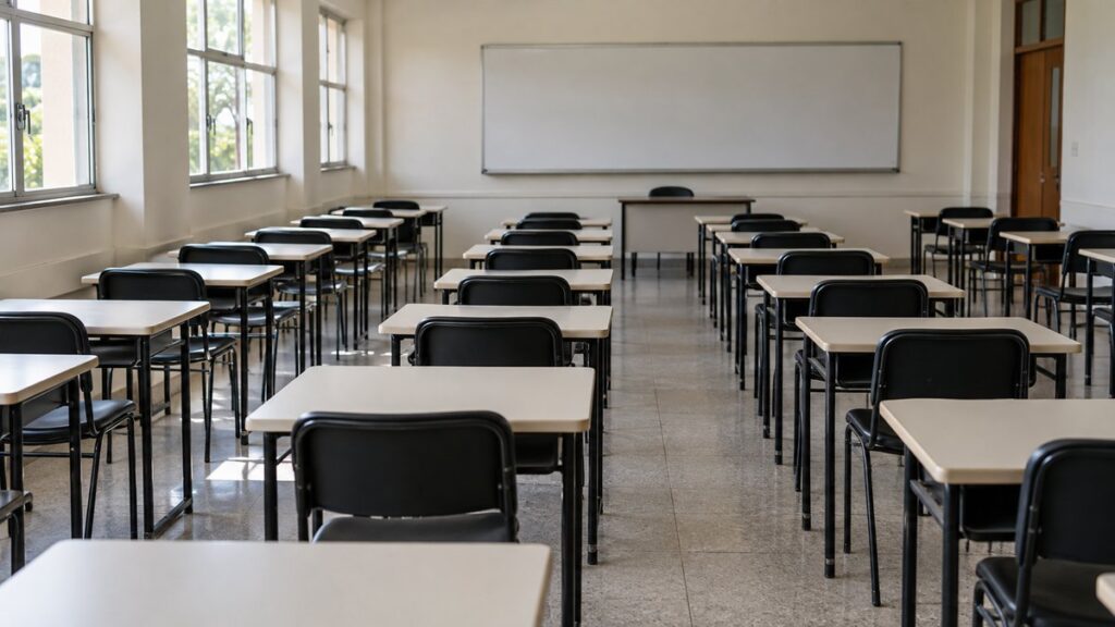 Fachada da sede da Universidade de Pernambuco, instituição com concurso para Advogado.
