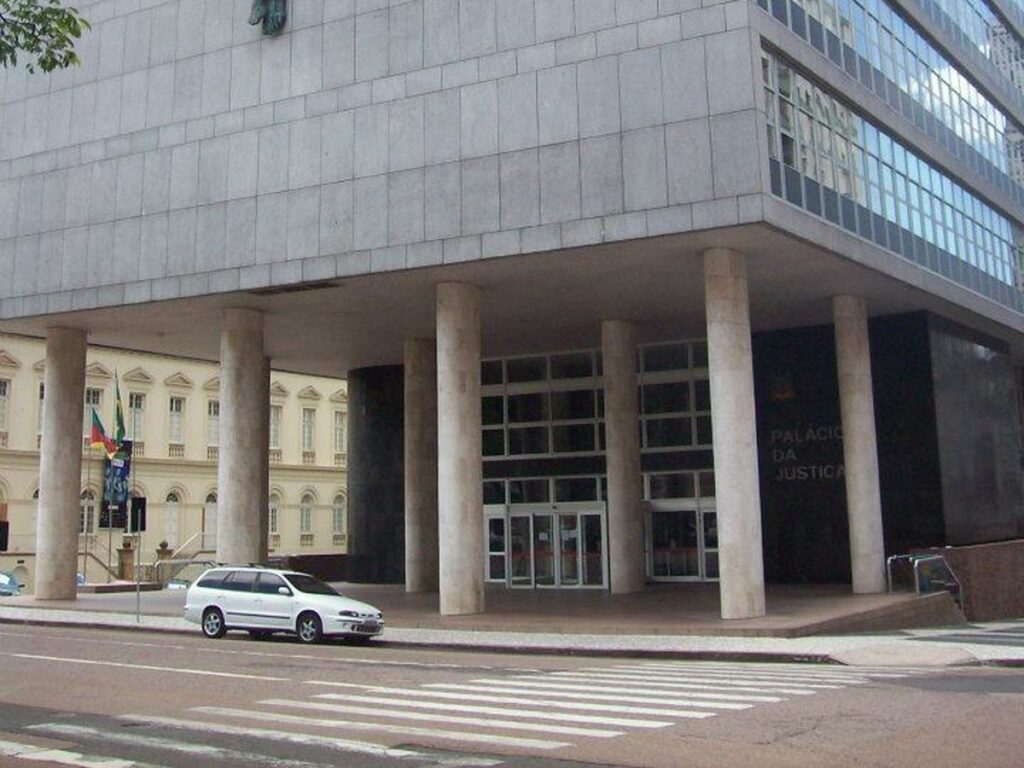 Fachada do Palácio da Justiça, sede do Tribunal de Justiça do Rio Grande do Sul, em Porto Alegre