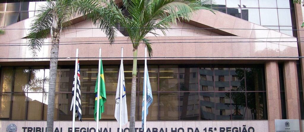 Fachada do Tribunal Regional do Trabalho da 15a Regiao, ilustrativa, nao e do TRF5