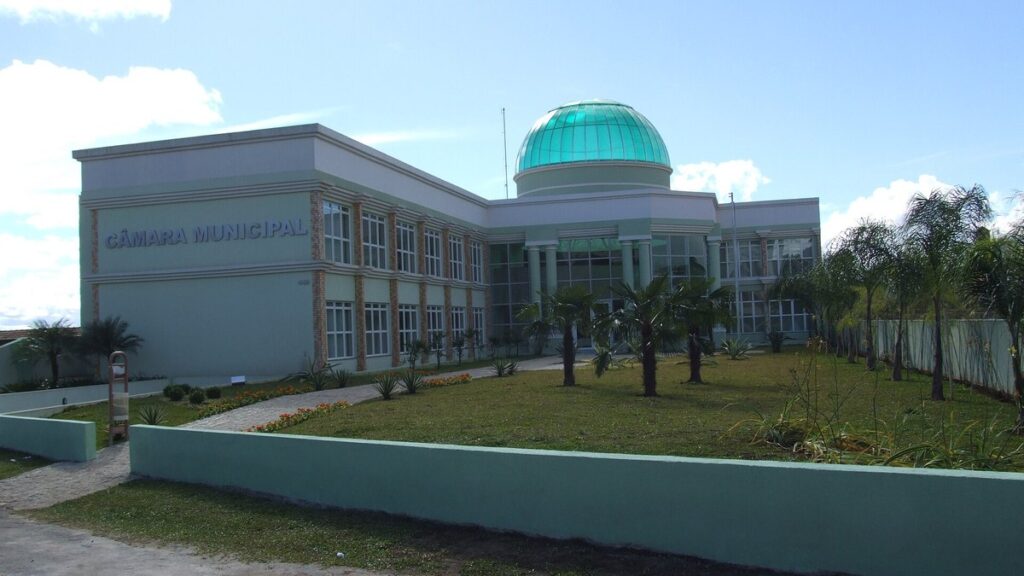 Sede da Câmara Municipal de Quatro Barras, na Região Metropolitana de Curitiba, no Paraná.
