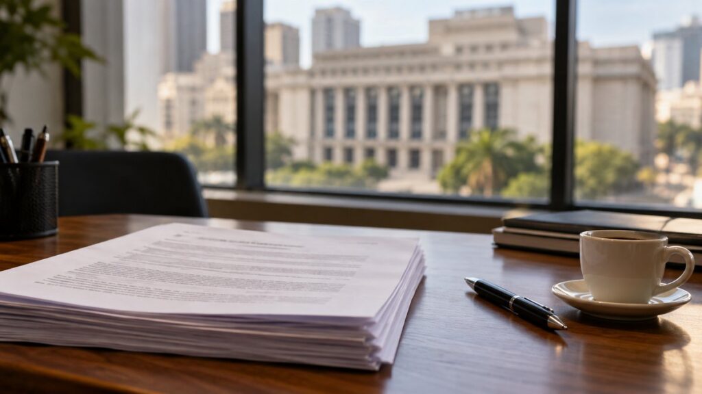 Fachada da sede da Secretaria de Estado de Cultura e Economia Criativa do Rio de Janeiro.