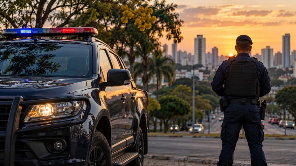 Fachada da sede da Guarda Civil Metropolitana de Goiânia.