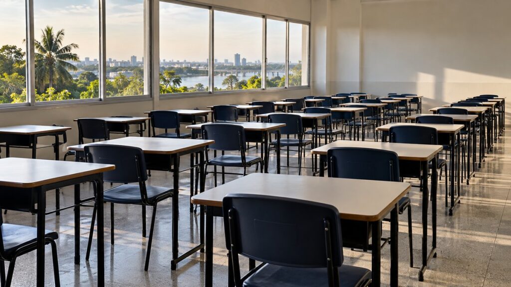 Fachada da sede da Prefeitura de Imperatriz, no Maranhão.