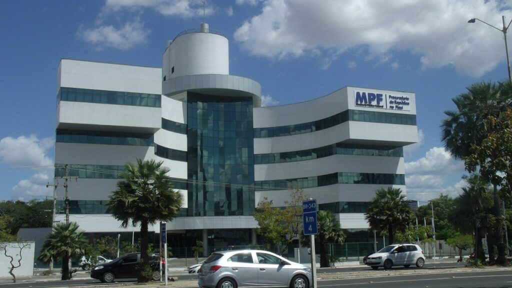 Fachada da sede do Ministério Público Federal.
