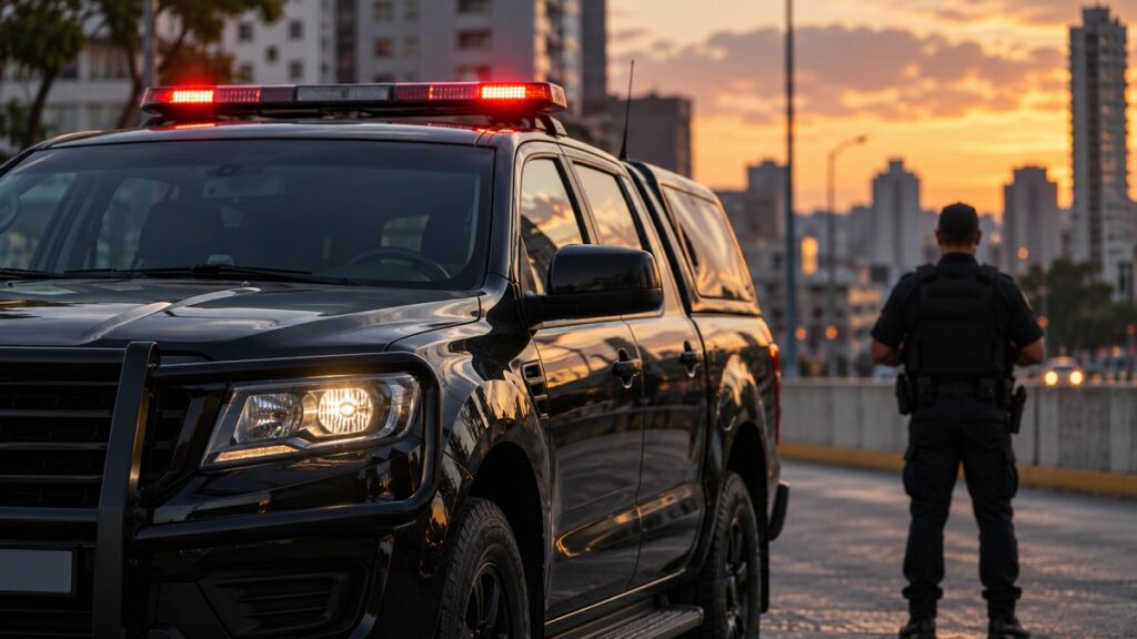 Fachada da sede da Polícia Federal, órgão responsável pelo concurso das carreiras policiais.