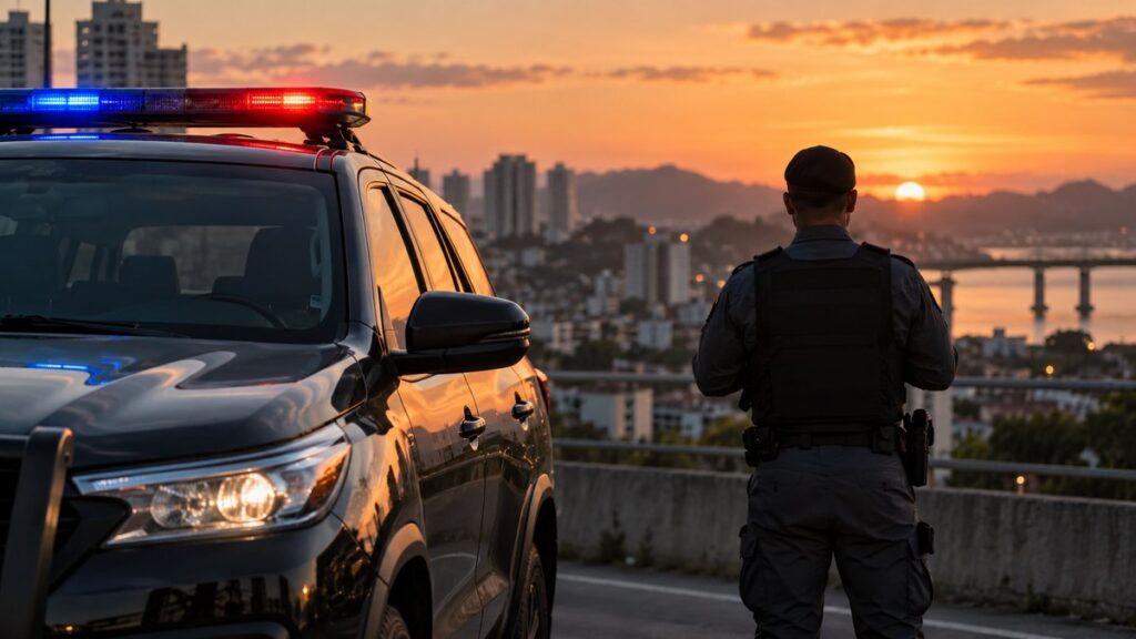 Fachada da sede da Polícia Militar do Espírito Santo.