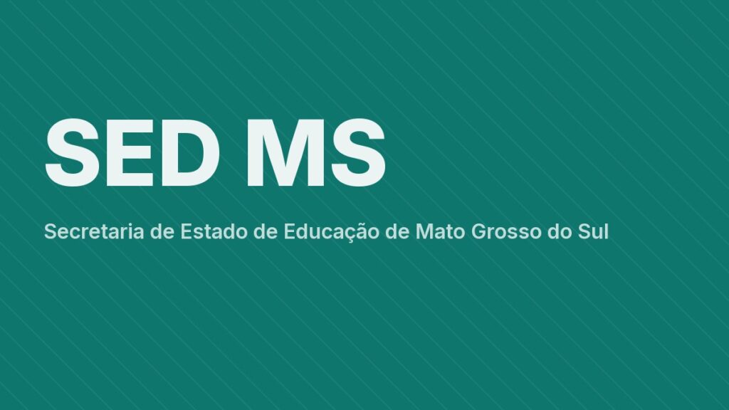 Fachada da sede da Secretaria de Estado de Educação de Mato Grosso do Sul.