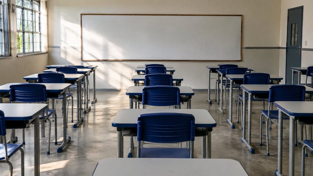 Fachada da sede da Secretaria de Educação de Alagoas.