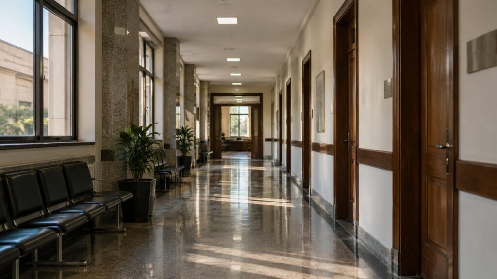 Fachada da sede do Tribunal de Justiça do Estado do Rio Grande do Sul.