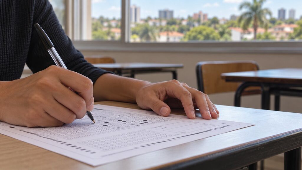 Fachada do Instituto de Biociências, Letras e Ciências Exatas da UNESP em São José do Rio Preto.