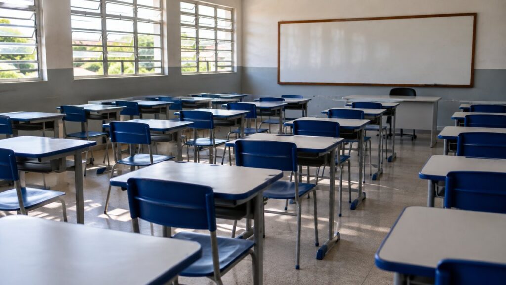 Fachada da sede da Secretaria de Estado da Educação do Maranhão.