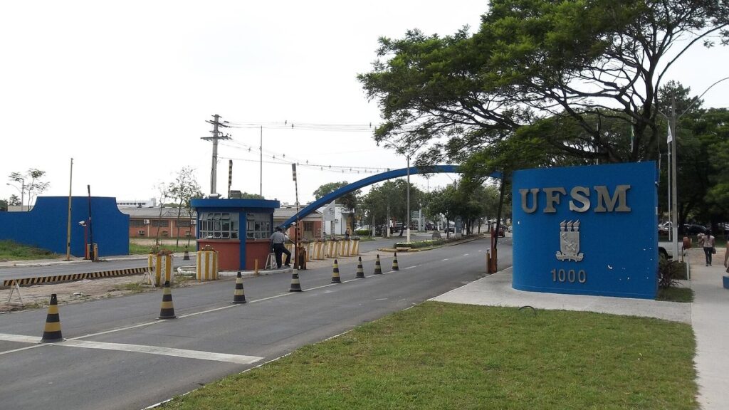 Campus da Universidade Federal de Santa Maria, em Santa Maria, no Rio Grande do Sul.