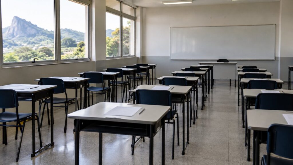 Fachada da sede da Prefeitura de Castelo, no Espírito Santo.