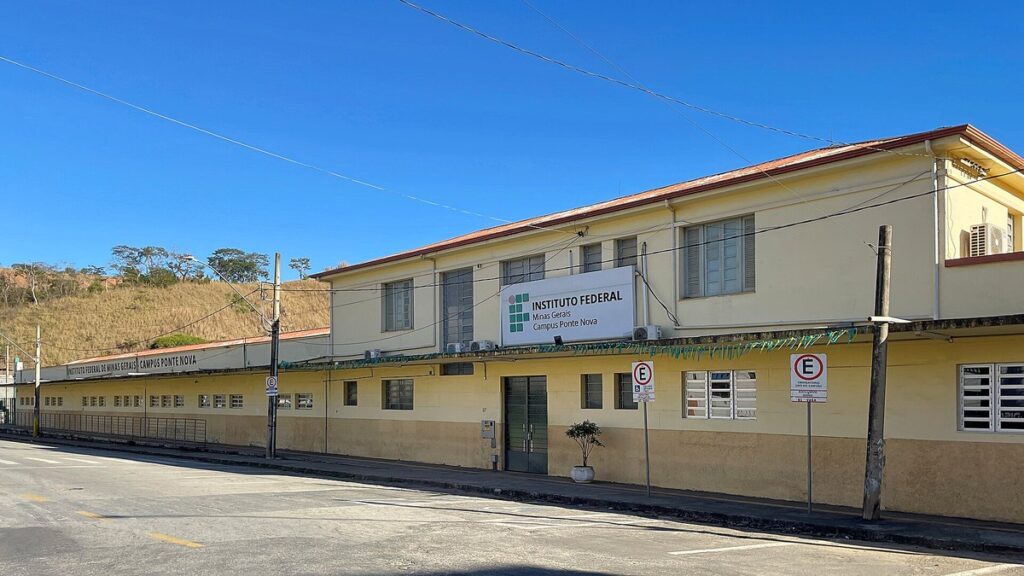 Vista da sede do Campus Sabará do Instituto Federal de Educação, Ciência e Tecnologia de Minas Gerais.