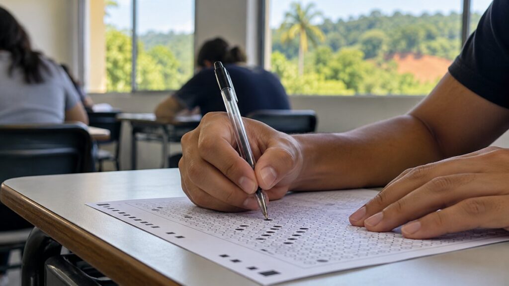Fachada da sede da Prefeitura Municipal de Novo Repartimento, no Pará.