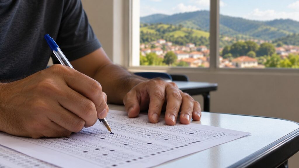 Sede da Prefeitura Municipal de São Tiago, em Minas Gerais.
